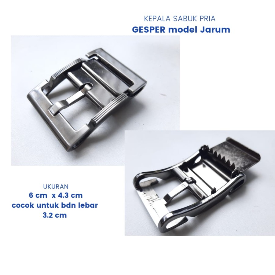 Kepala Ikat Pinggang ( Gesper sabuk model Jarum Jepit Setaylis ) ( KPL BP )